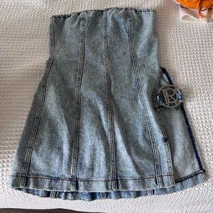 Revive Denim Dress - L